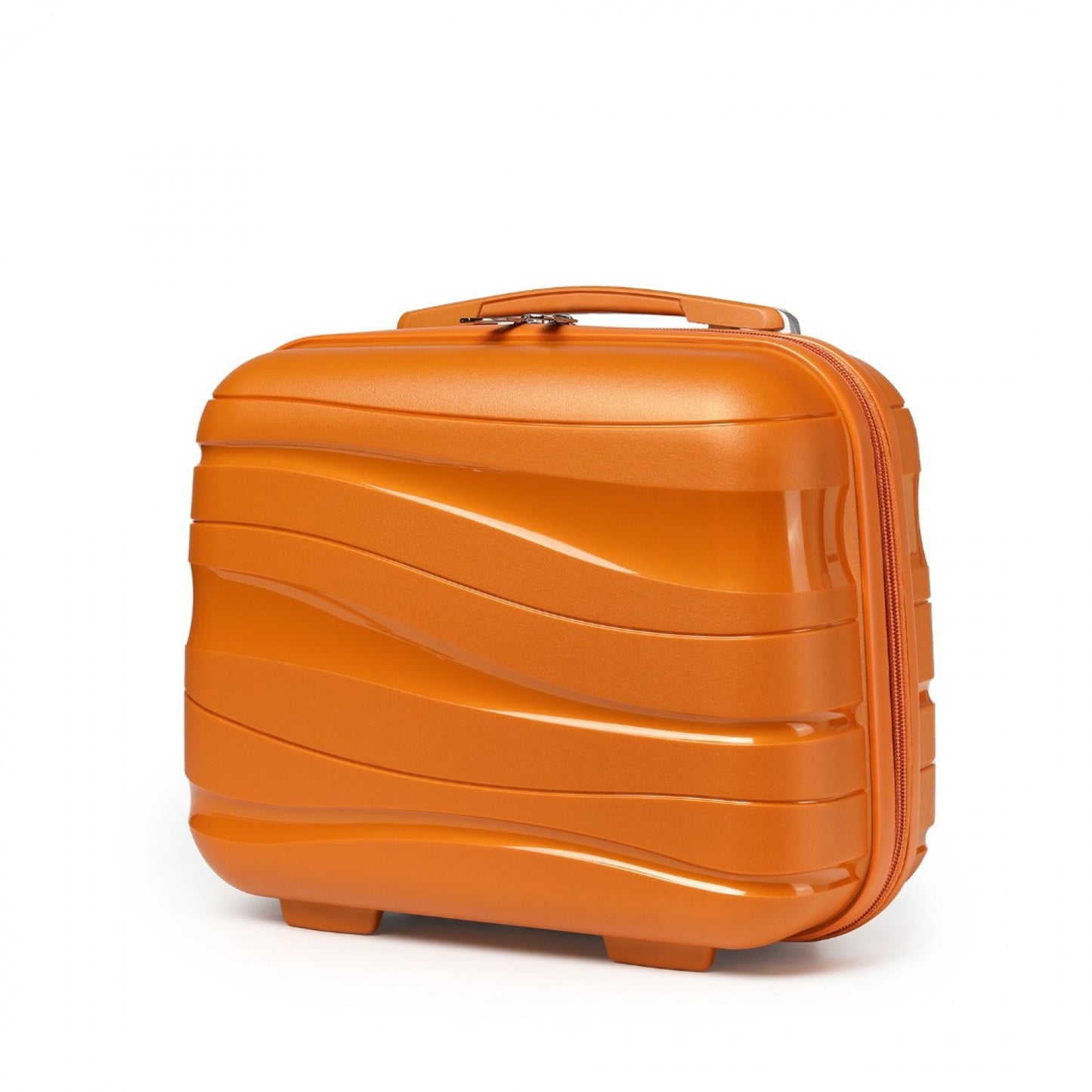Kono Lightweight Polypropylene Hard Shell Vanity Case (K2094L) - Orange