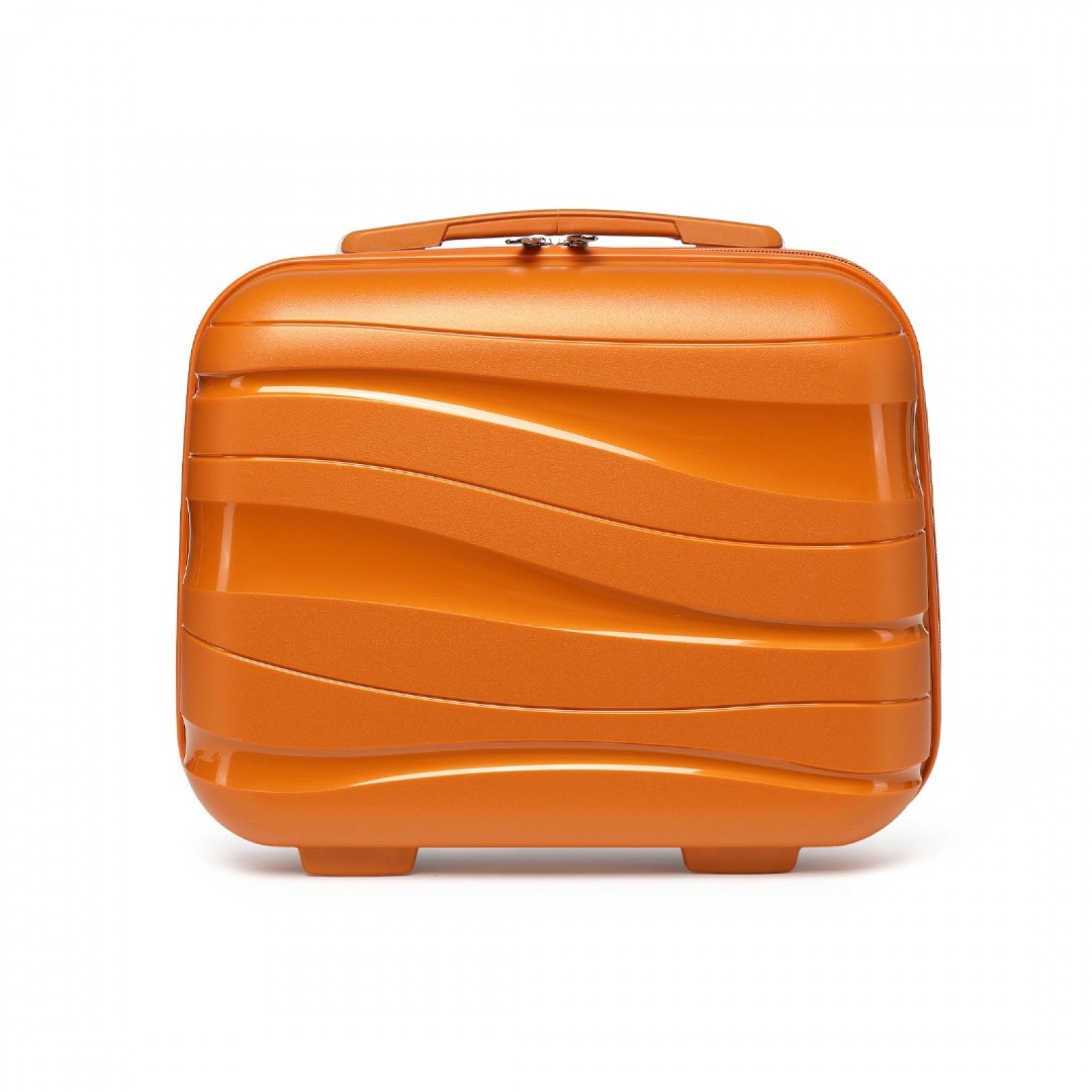 Kono Lightweight Polypropylene Hard Shell Vanity Case (K2094L) - Orange