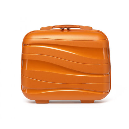 Kono Lightweight Polypropylene Hard Shell Vanity Case (K2094L) - Orange