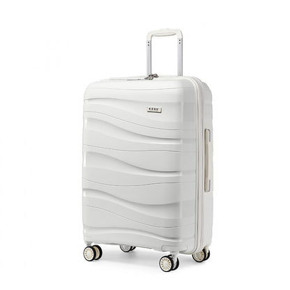 Kono Lightweight Polypropylene Hard Shell Suitcase With TSA Lock (K2094L)