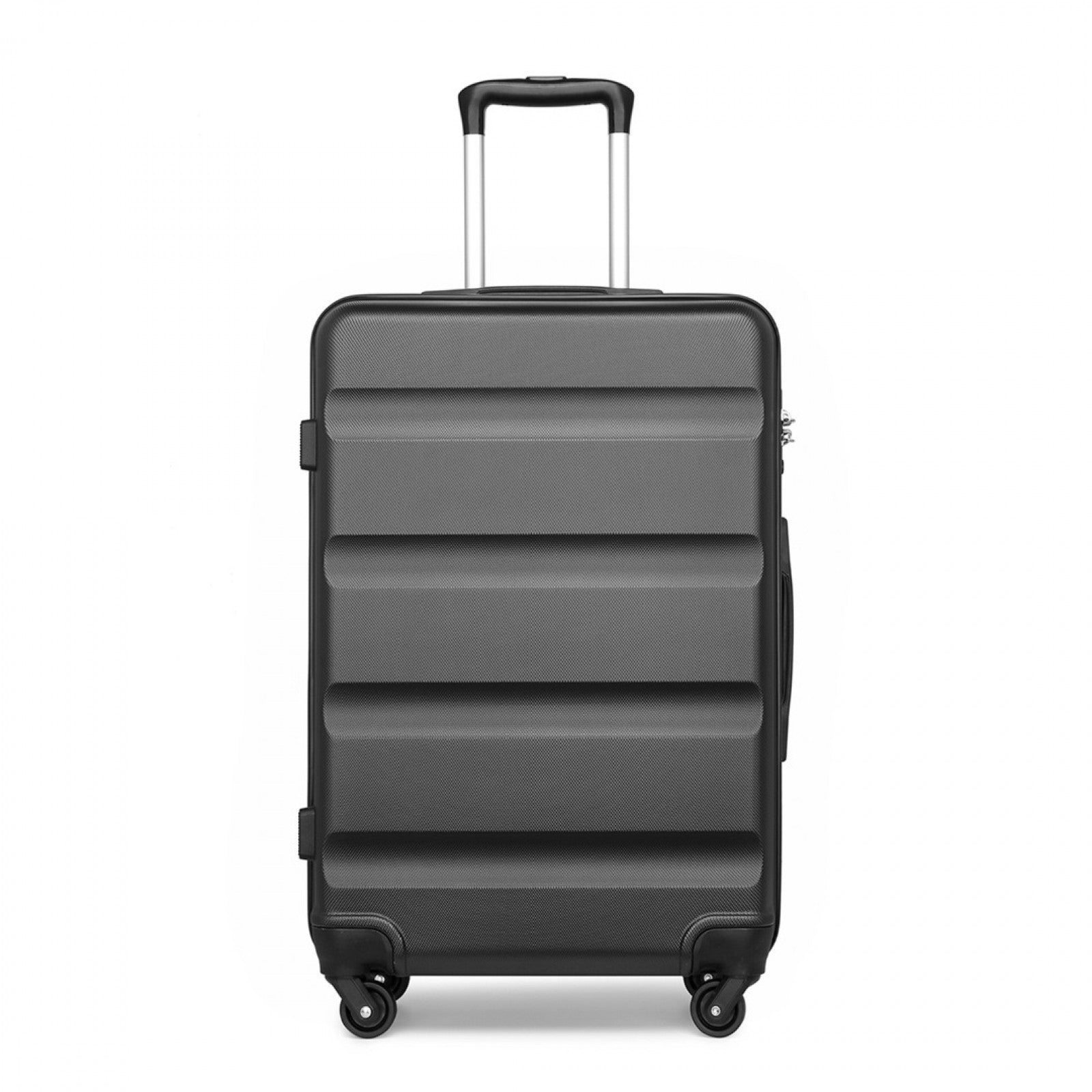 Kono Suitcase Streamlined Lightweight ABS Hardshell with Secure TSA Lock (K2191L) - Grey