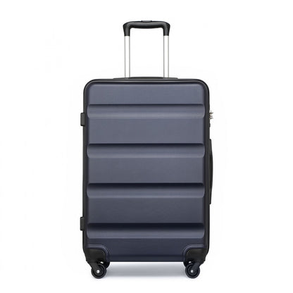 Kono Suitcase Streamlined Lightweight ABS Hardshell with Secure TSA Lock (K2191L) - Navy