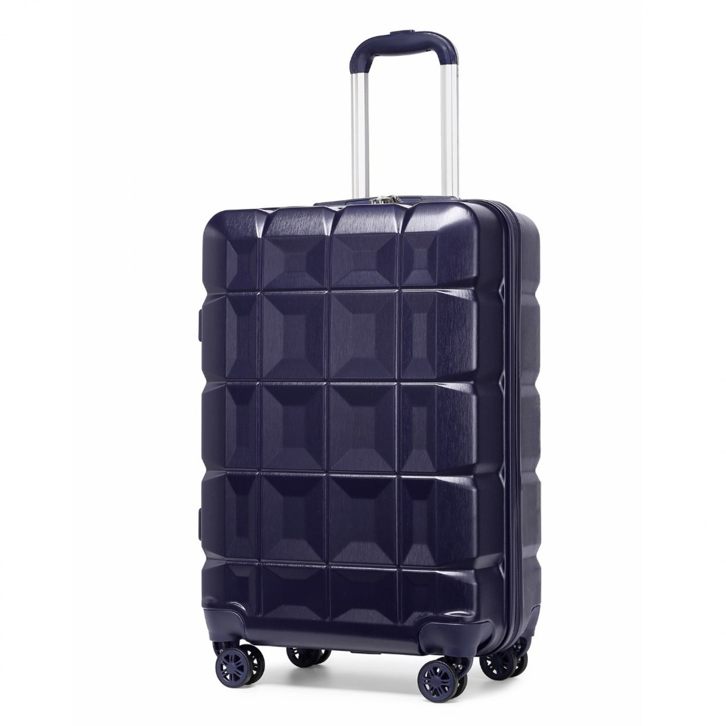 Kono Lightweight Hard Shell ABS Luggage Cabin Suitcase With TSA Lock (K2292L) - Navy