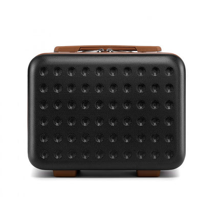 Kono Special Hard Shell ABS Vanity Case (K2394L) - Black