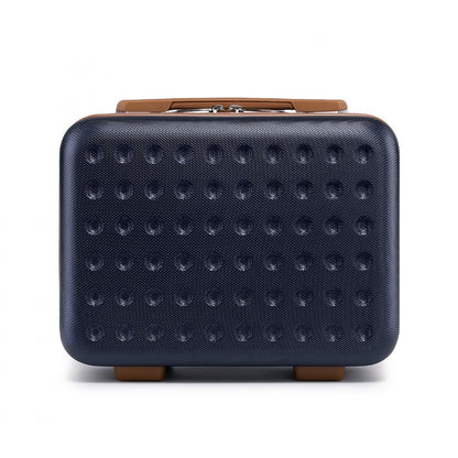 Kono Special Hard Shell ABS Vanity Case (K2394L) - Navy