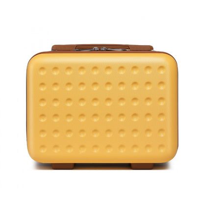 Kono Special Hard Shell ABS Vanity Case (K2394L) - Yellow
