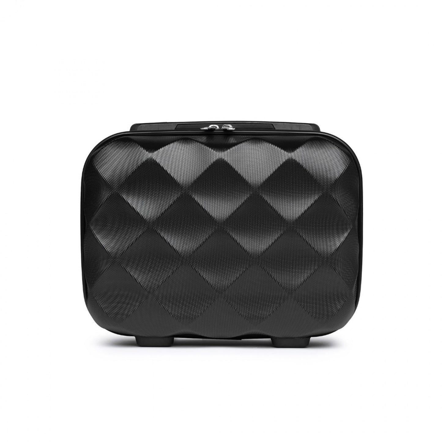 British Traveller Ultralight ABS And Polycarbonate Vanity Case (K2395L) - Black