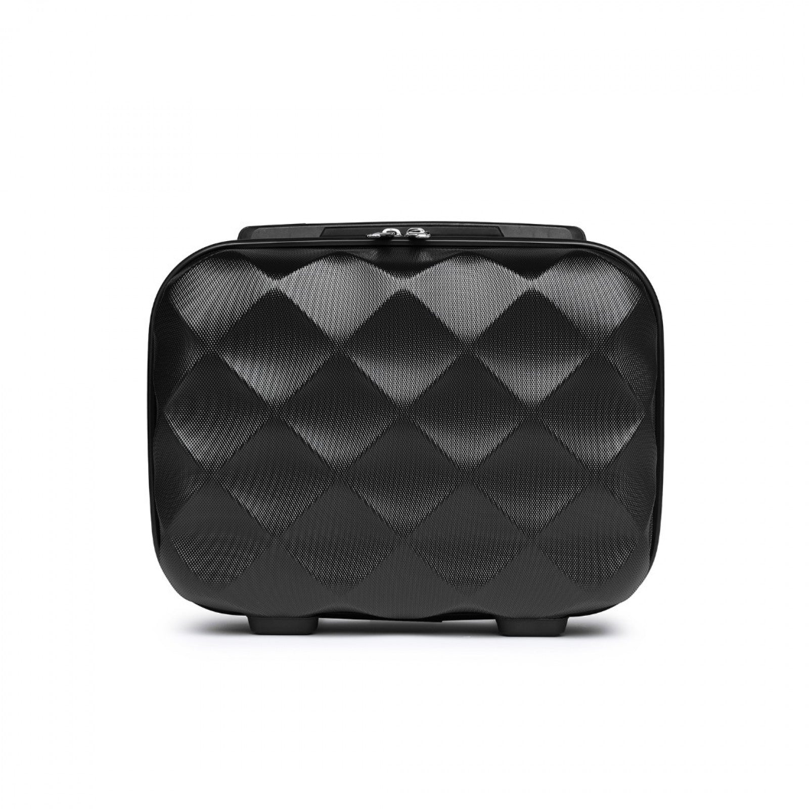 British Traveller Ultralight ABS And Polycarbonate Vanity Case (K2395L) - Black