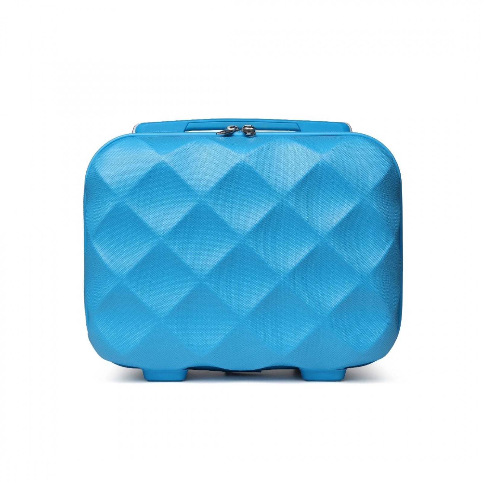British Traveller Ultralight ABS And Polycarbonate Vanity Case (K2395L) - Blue
