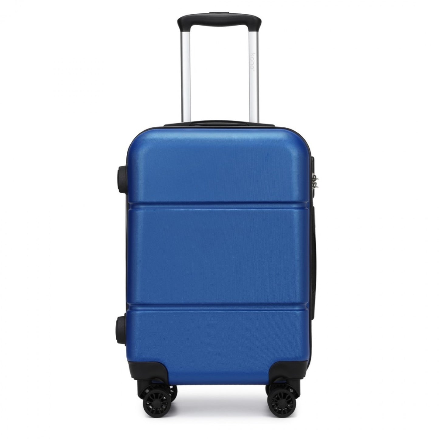 Kono Premium ABS Cabin Suitcase with Secure Combination Lock for Effortless Travel (KSK2485) - Navy & Black
