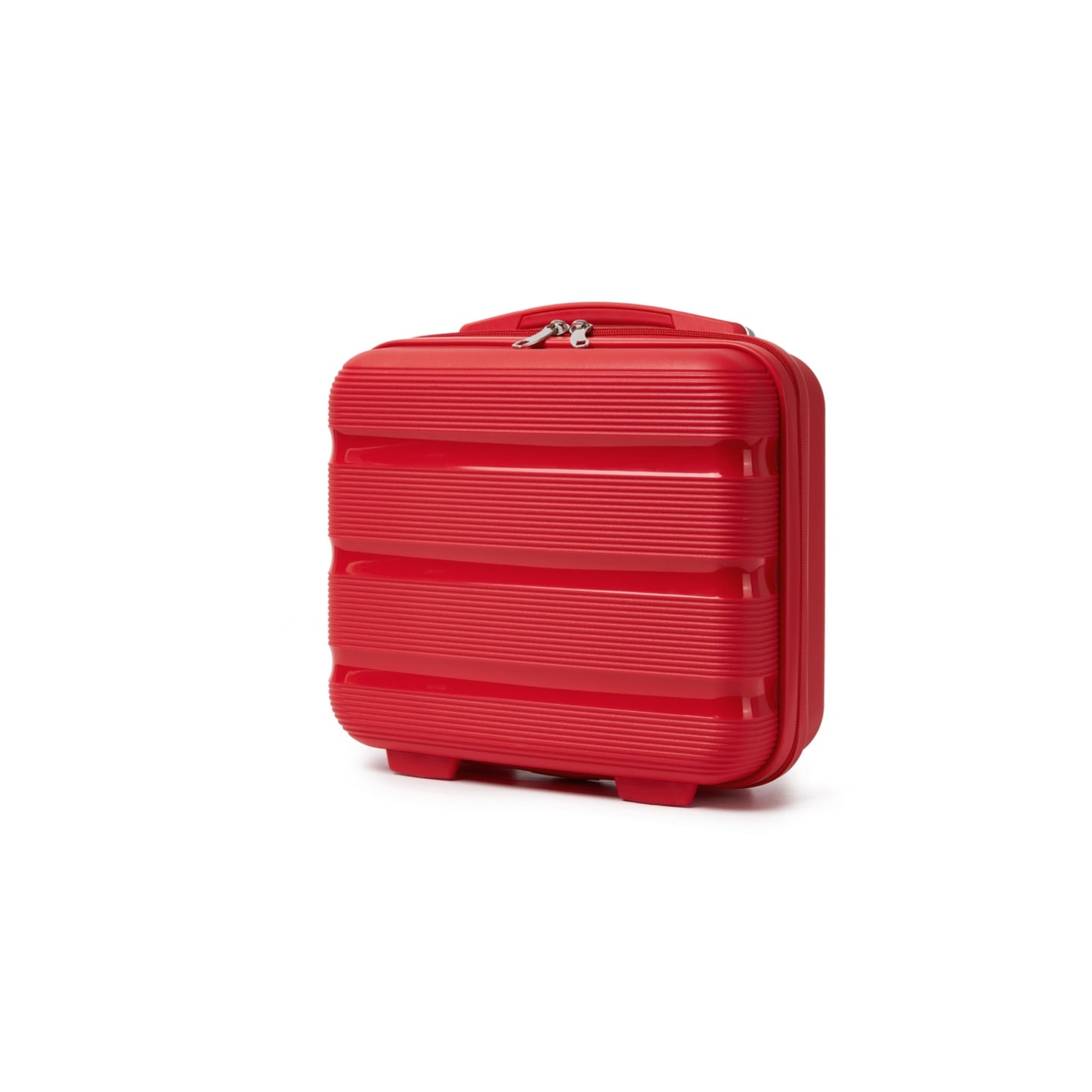 Kono PP Hardshell Lightweight Vanity Case for Travel & Daily Use (KSK2492) - Red