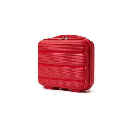 Kono PP Hardshell Lightweight Vanity Case for Travel & Daily Use (KSK2492) - Red
