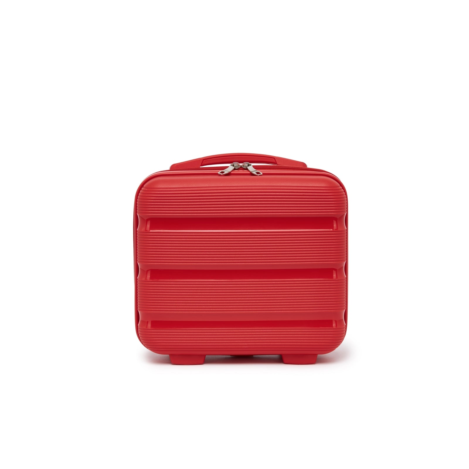 Kono PP Hardshell Lightweight Vanity Case for Travel & Daily Use (KSK2492) - Red