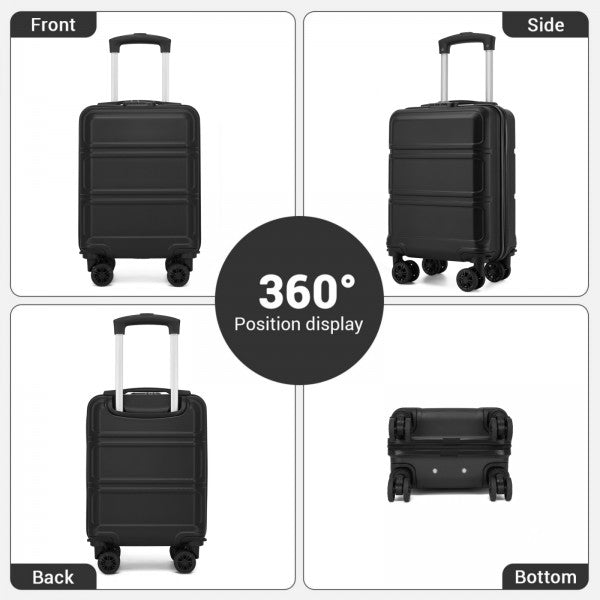 Lightweight Hard Shell Cabin Suitcase – Navy Carry-On Luggage | ShopLuggage.co.uk