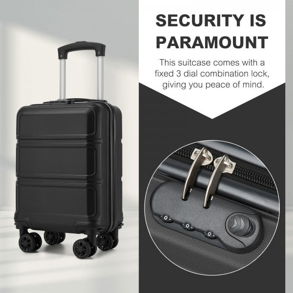 Lightweight Hard Shell Cabin Suitcase – Navy Carry-On Luggage | ShopLuggage.co.uk