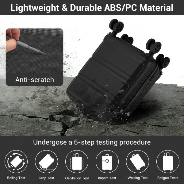 Lightweight Hard Shell Cabin Suitcase – Navy Carry-On Luggage | ShopLuggage.co.uk