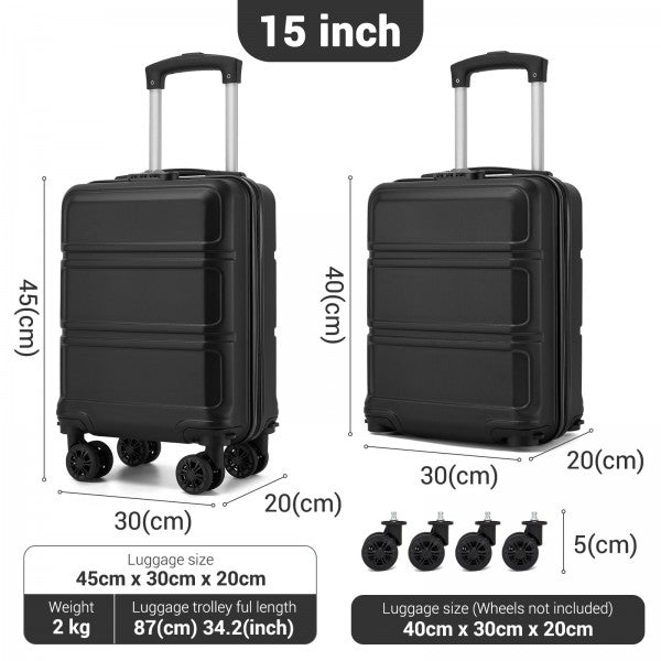 Lightweight Hard Shell Cabin Suitcase – Navy Carry-On Luggage | ShopLuggage.co.uk