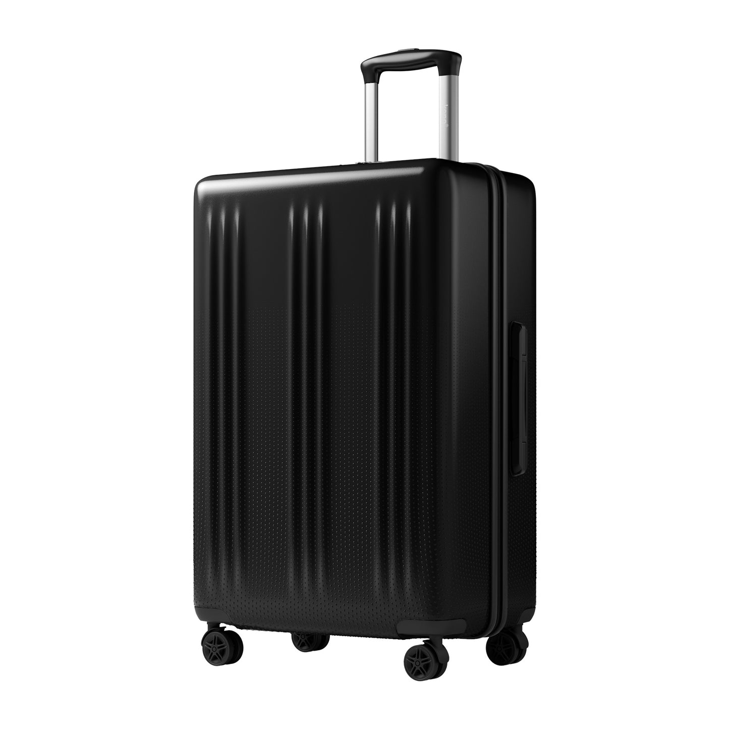 Kono Premium ABS+PC Hard Shell Cabin Suitcase with TSA Lock and Smooth 360° Silent Spinner Wheels (KSK2583) - Black