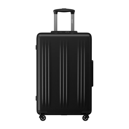 Kono Premium ABS+PC Hard Shell Cabin Suitcase with TSA Lock and Smooth 360° Silent Spinner Wheels (KSK2583) - Black