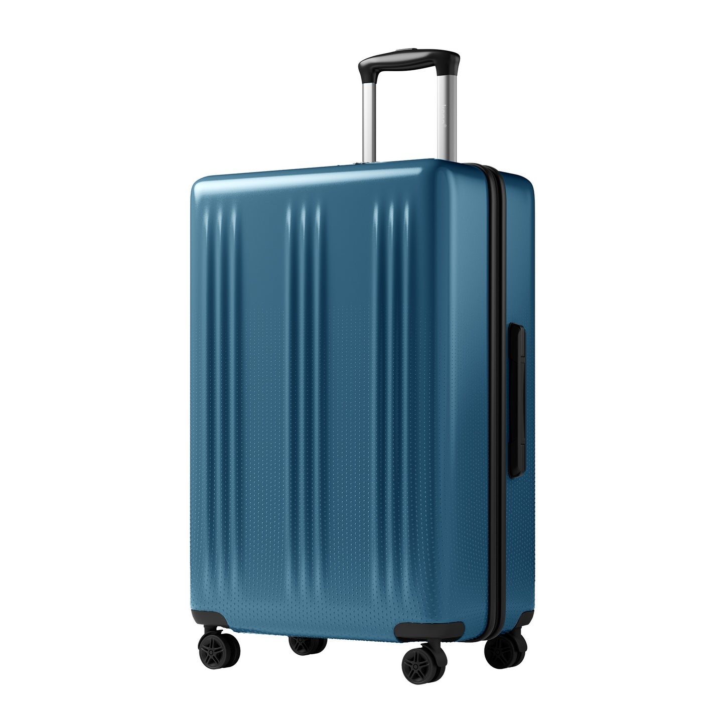 Kono Premium ABS+PC Hard Shell Cabin Suitcase with TSA Lock and Smooth 360° Silent Spinner Wheels (KSK2583) - Navy