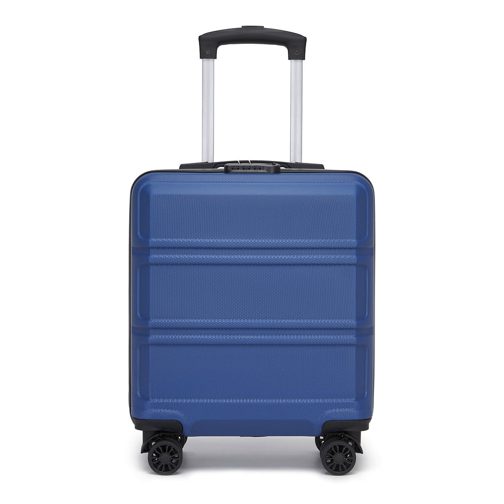 ABS Hard Shell Under-Seat Cabin Suitcase with Spinner Wheels – Navy