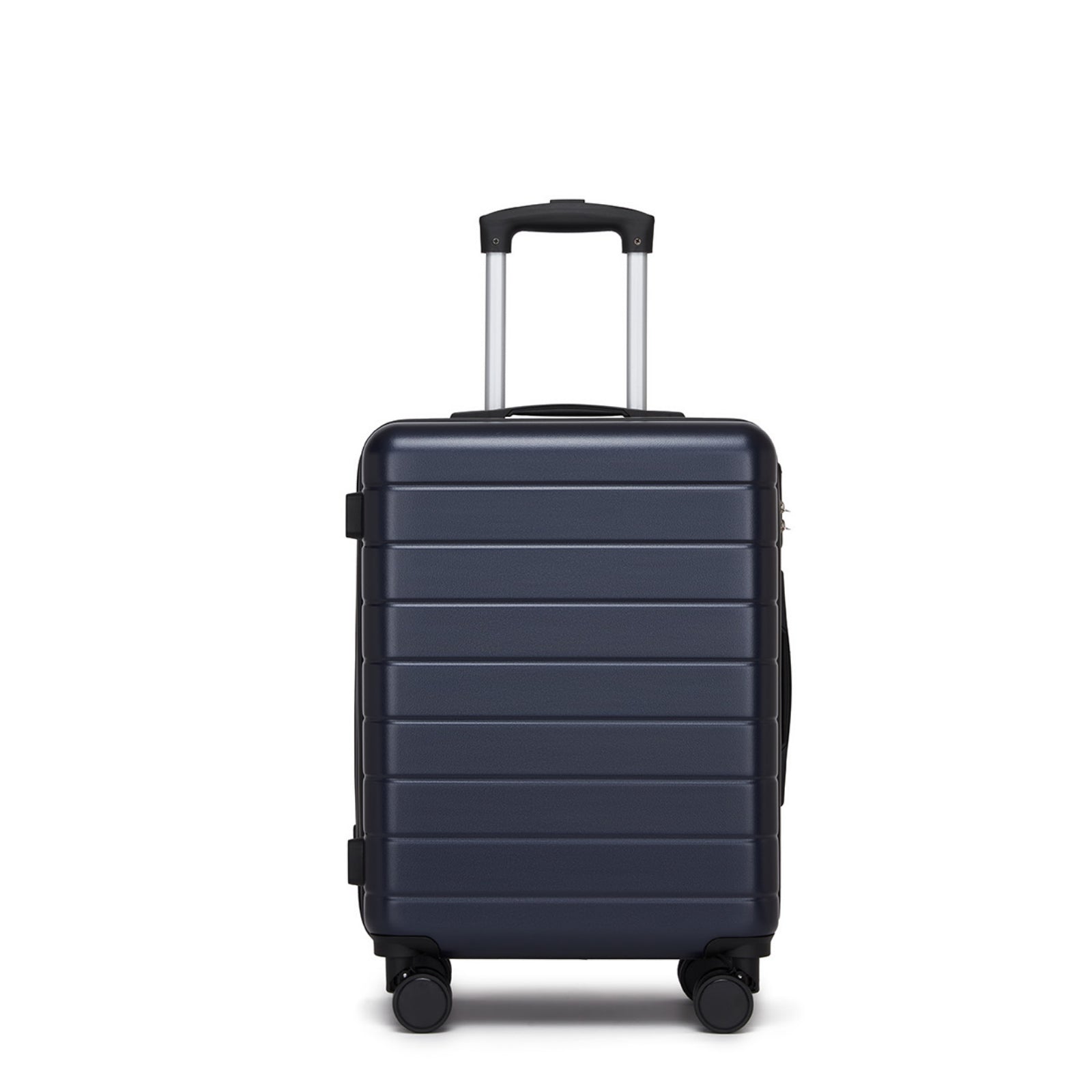 , Durable ABS Hard Shell Suitcase with 360 Silent Spinner Wheels & Secure Combination Lock (KSN2691) - Navy
