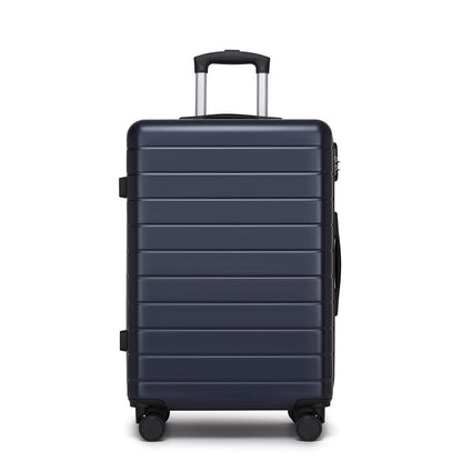 , Durable ABS Hard Shell Suitcase with 360 Silent Spinner Wheels & Secure Combination Lock (KSN2691) - Navy