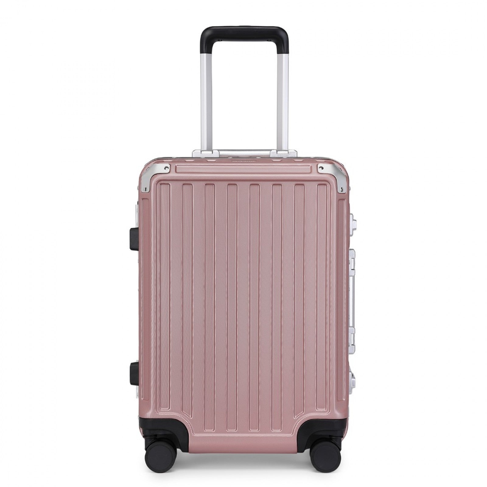 Supercase Durable PC Hardshell Aluminum Frame Suitcase With TSA Lock (KSS2481) - Nude