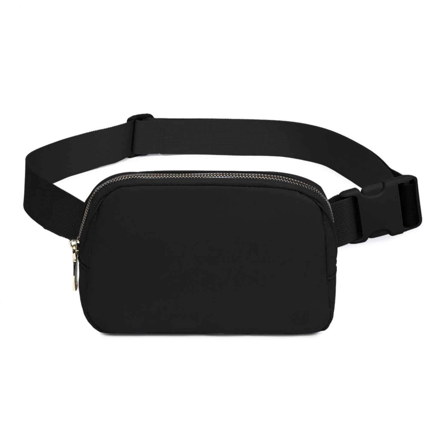 Miss Lulu Lightweight Stylish Water-Resistant Casual Bum Bag (L2337) - Black
