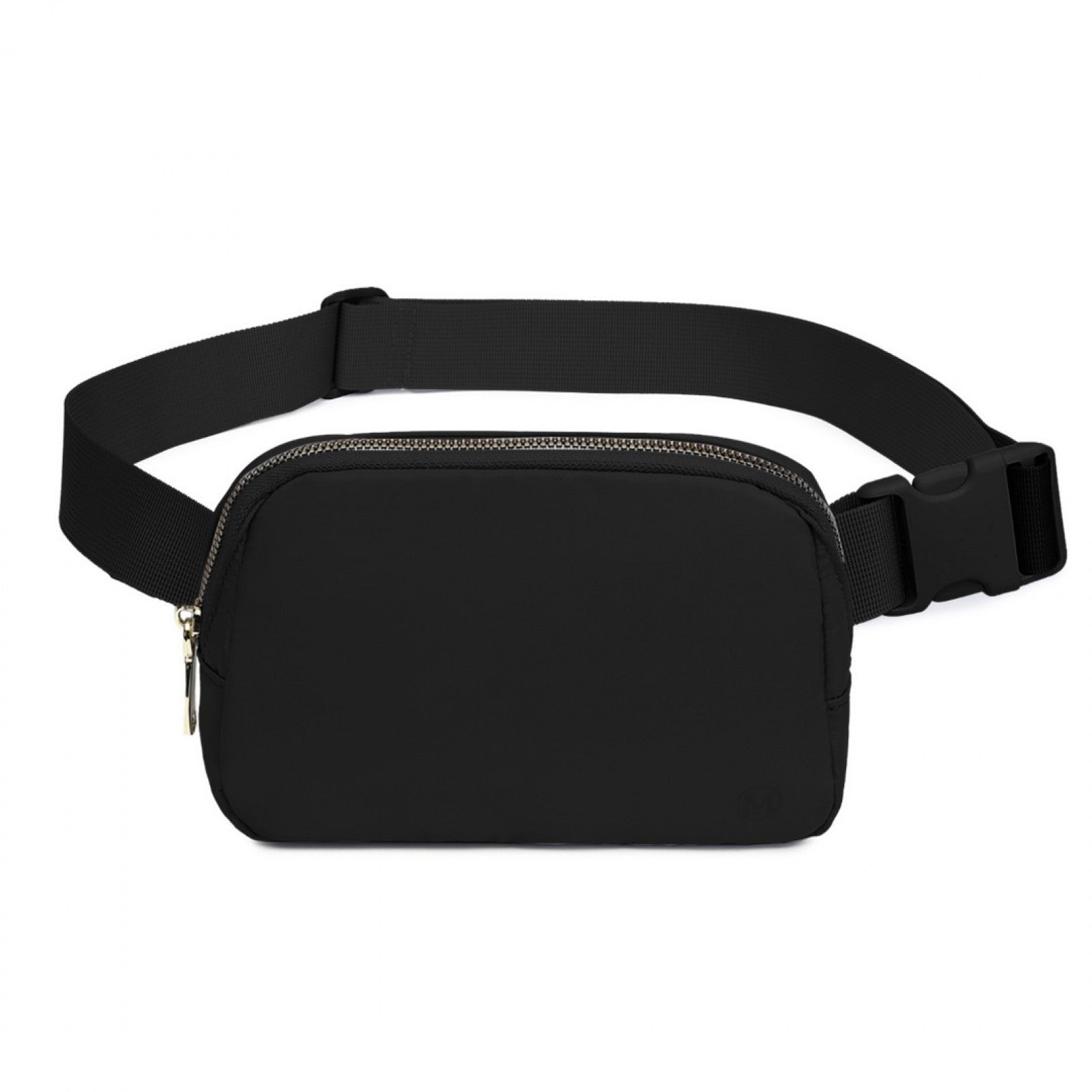 Miss Lulu Lightweight Stylish Water-Resistant Casual Bum Bag (L2337) - Black