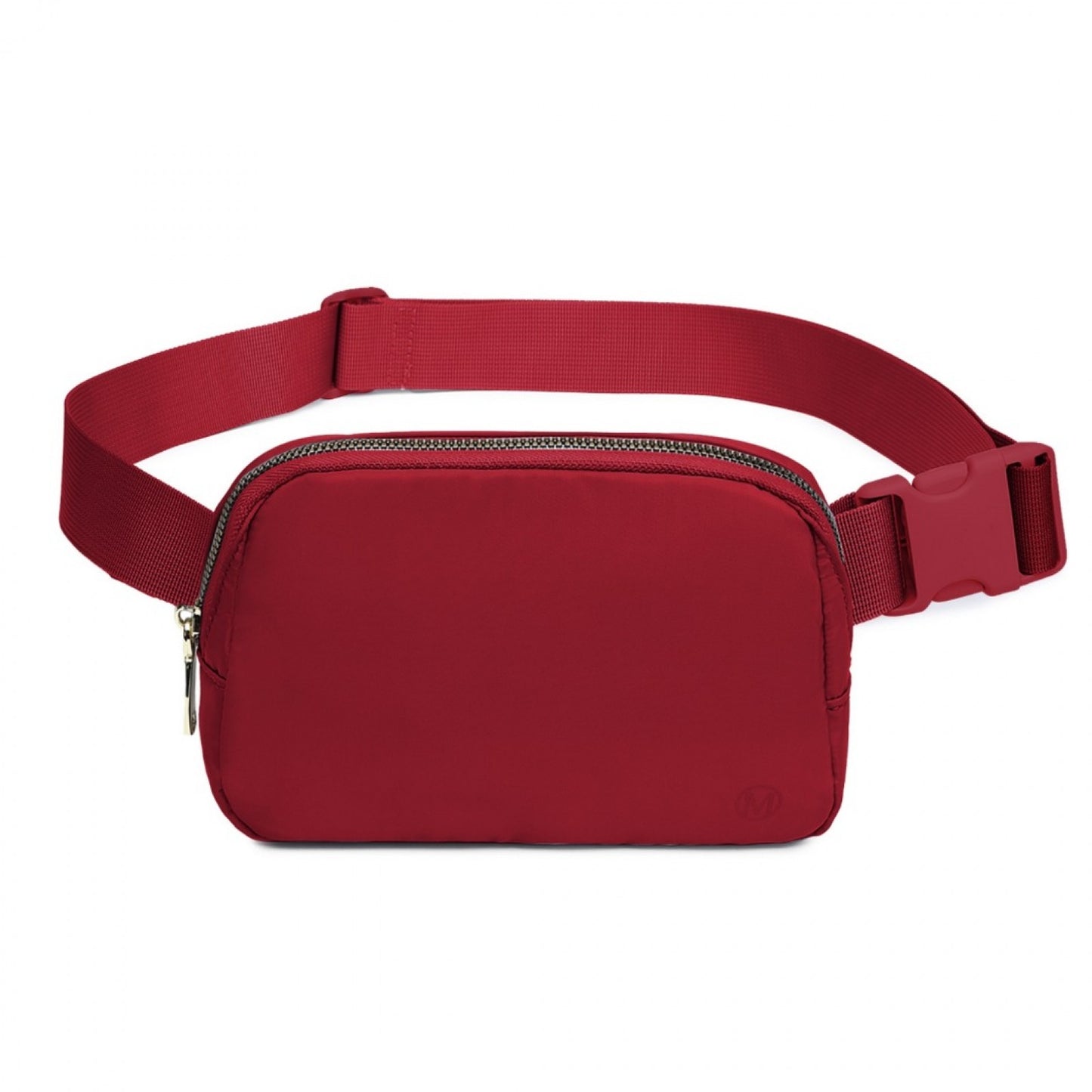 Miss Lulu Lightweight Stylish Water-Resistant Casual Bum Bag (L2337) - Burgundy