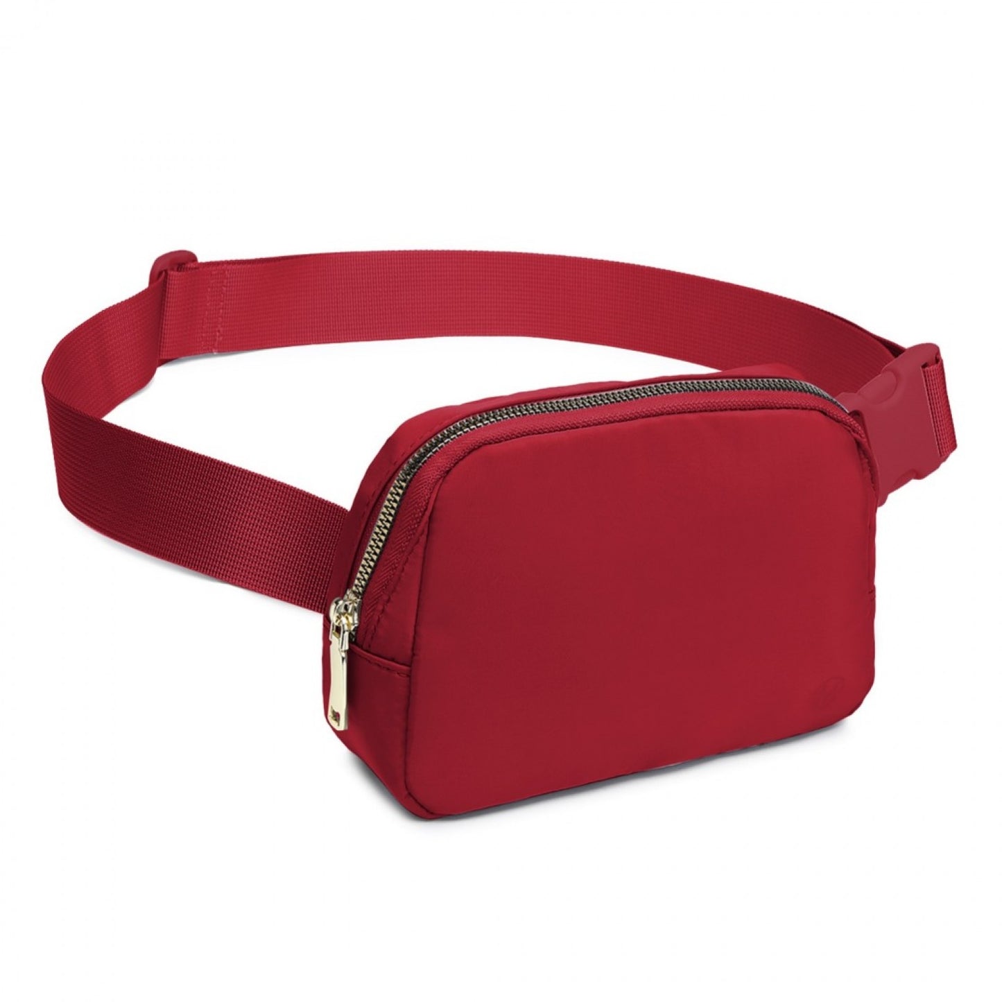 Miss Lulu Lightweight Stylish Water-Resistant Casual Bum Bag (L2337) - Burgundy