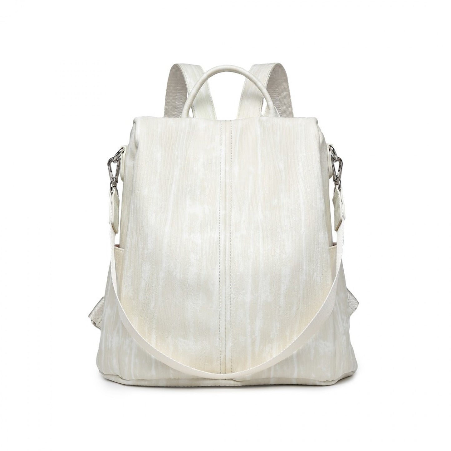 Miss Lulu Versatile Anti-Theft PU Leather Convertible Bag And Backpack (LG2333) - Beige