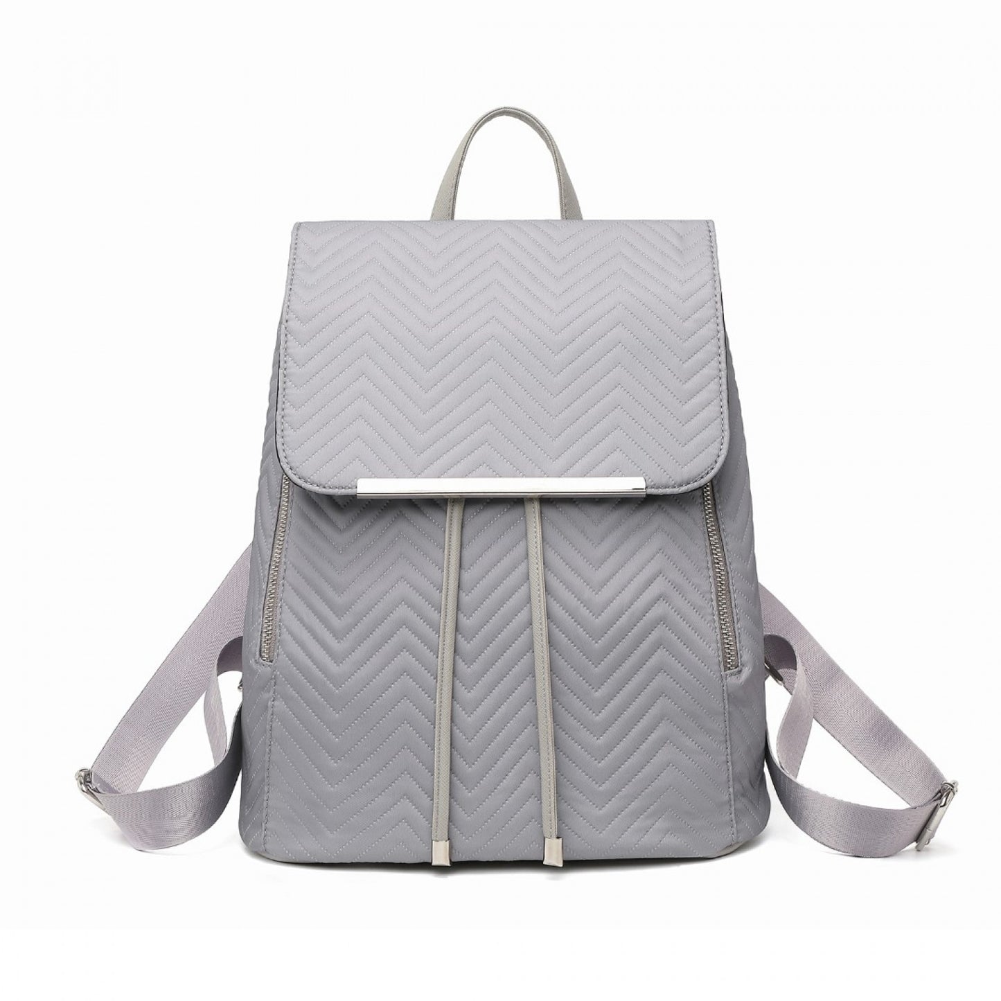Miss Lulu Lightweight And Elegant Daily Backpack (LH2358) - Grey