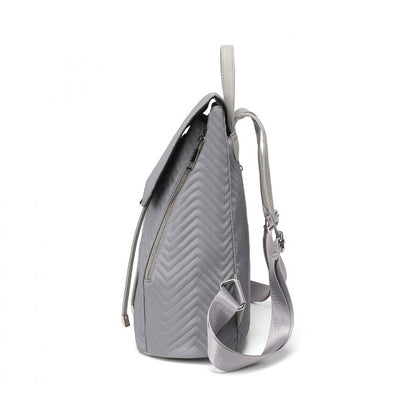 Miss Lulu Lightweight And Elegant Daily Backpack (LH2358) - Grey
