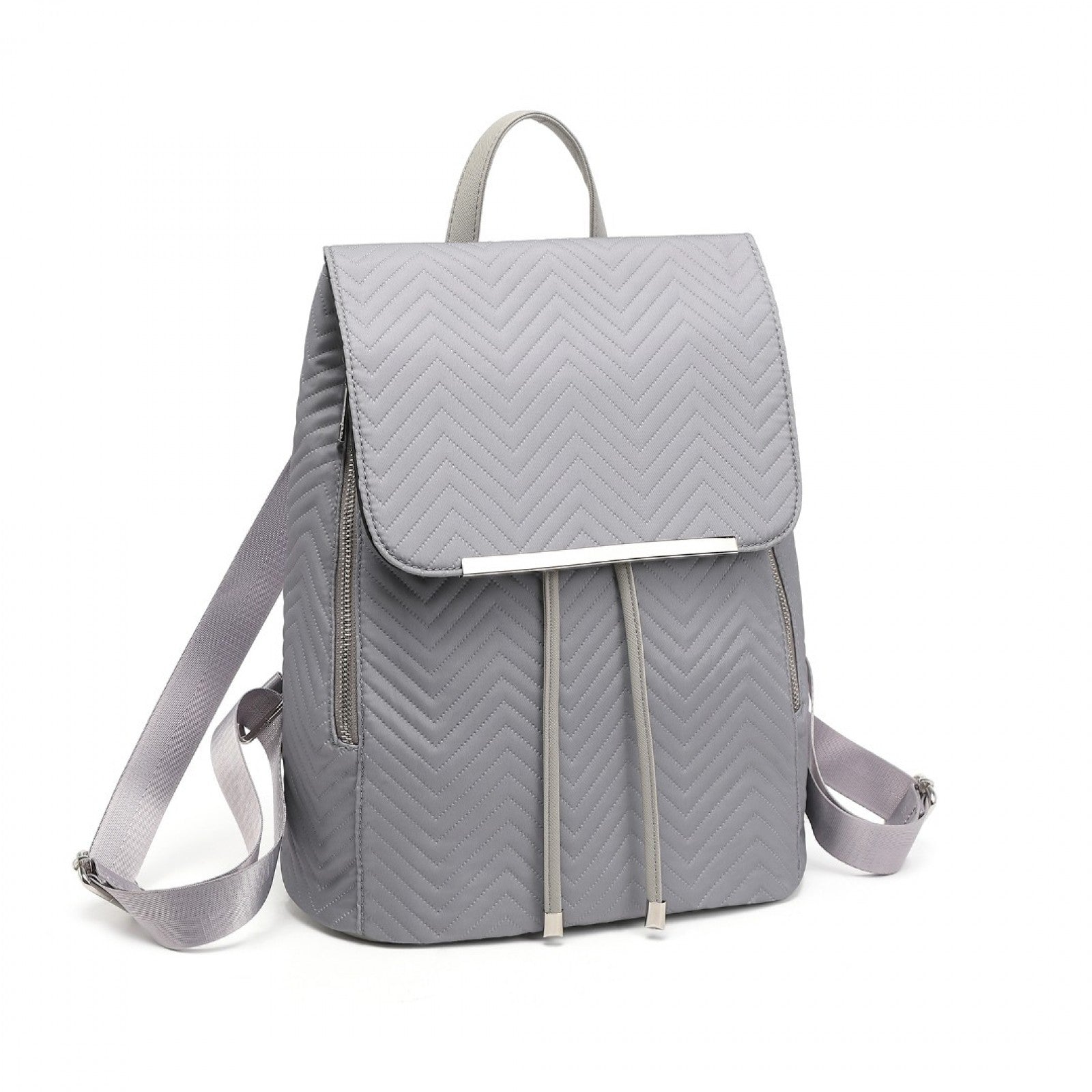 Miss Lulu Lightweight And Elegant Daily Backpack (LH2358) - Grey