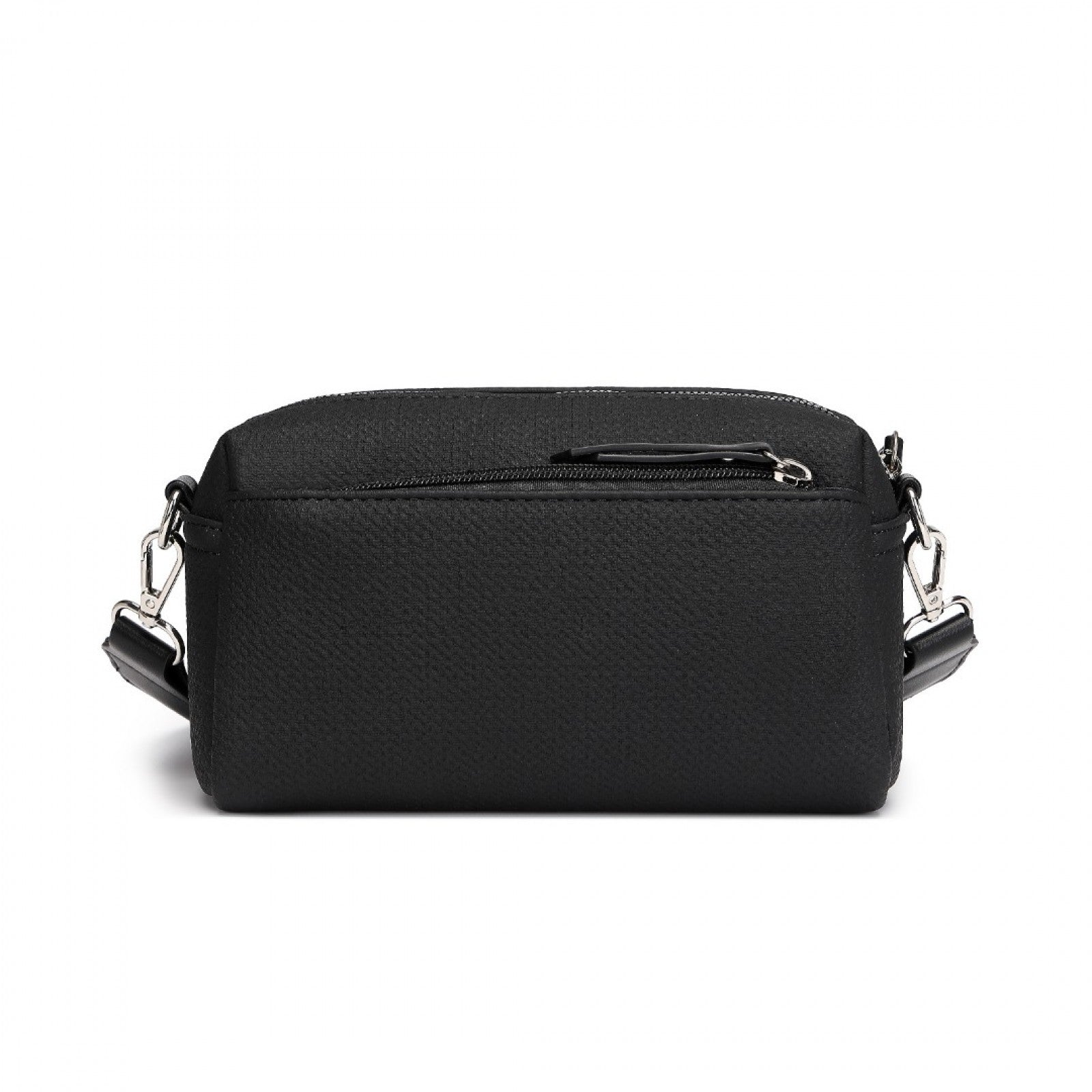 Miss Lulu Ethnic Jacquard Strap Water-Resistant Crossbody Bag (LH2410) - Black