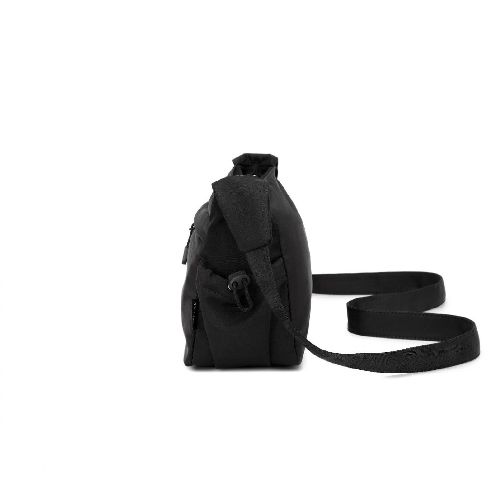 Miss Lulu Ultra-Light Water-Resistant Urban Casual Commuter Crossbody Bag (MSM2424) - Black