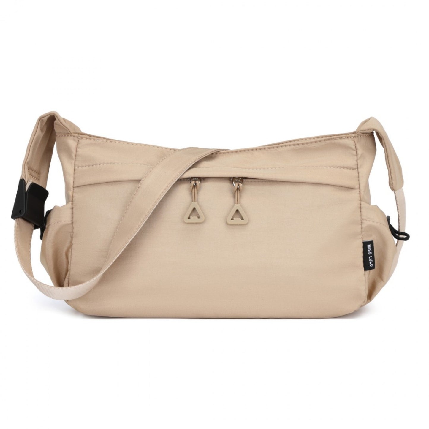 Miss Lulu Ultra-Light Water-Resistant Urban Casual Commuter Crossbody Bag (MSM2424) - Khaki