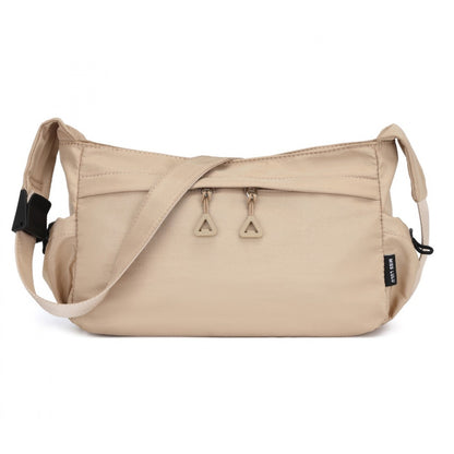 Miss Lulu Ultra-Light Water-Resistant Urban Casual Commuter Crossbody Bag (MSM2424) - Khaki