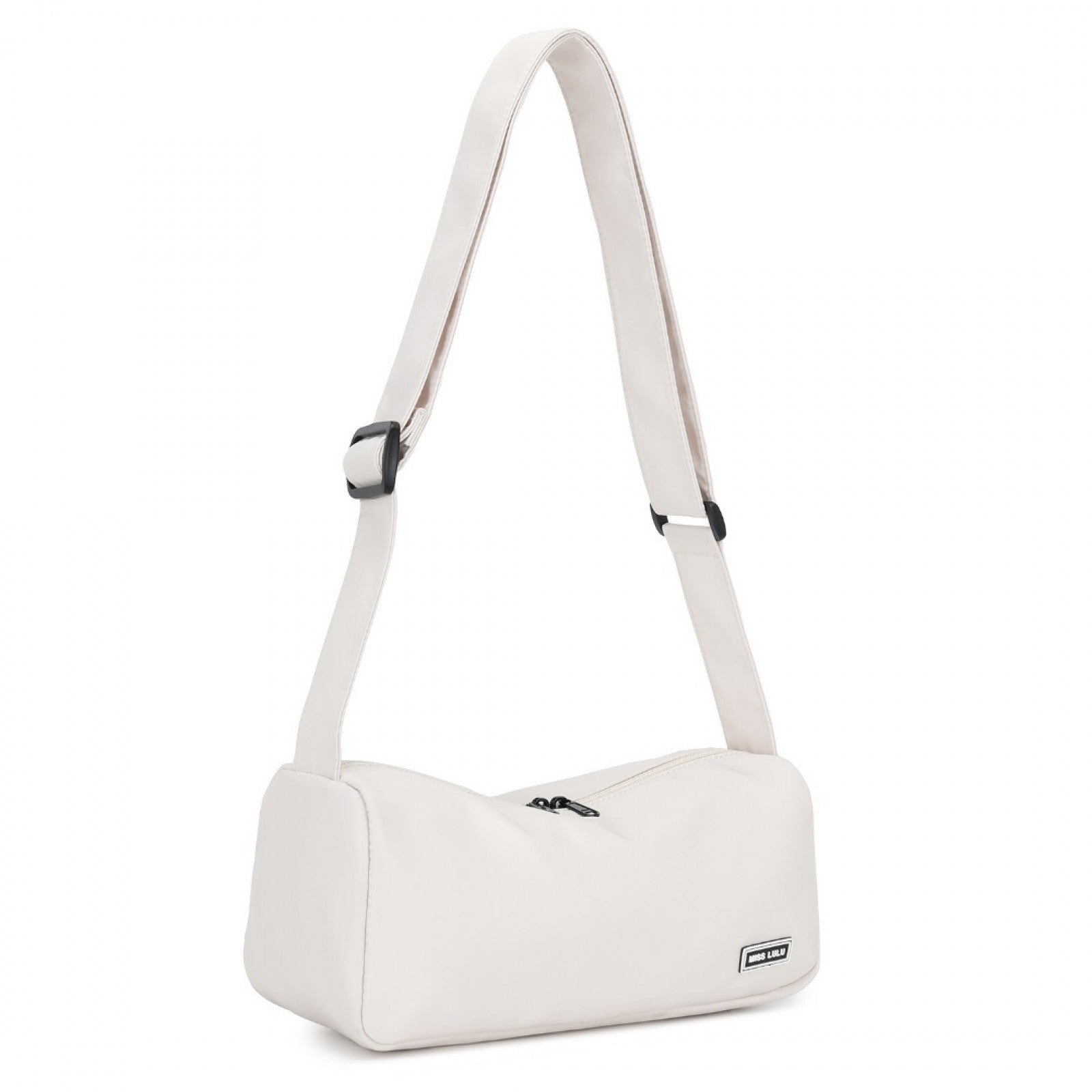 Miss Lulu Vintage Chic Lightweight Water-Resistant Crossbody Bag (MSM2425) - Beige