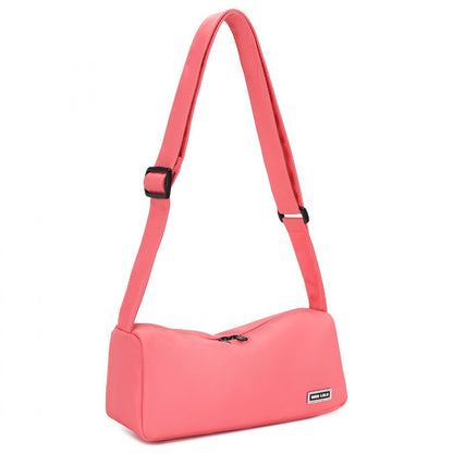 Miss Lulu Vintage Chic Lightweight Water-Resistant Crossbody Bag (MSM2425) - Pink