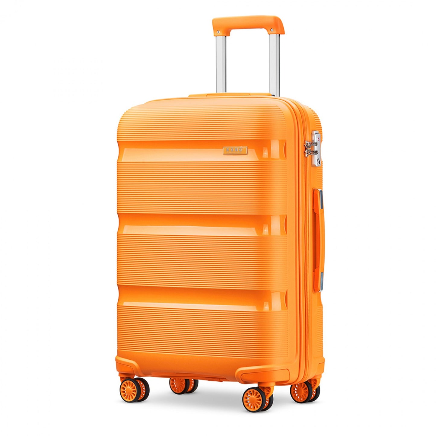 Kono Bright Hard Shell PP Suitcase In (K2092L) - Orange