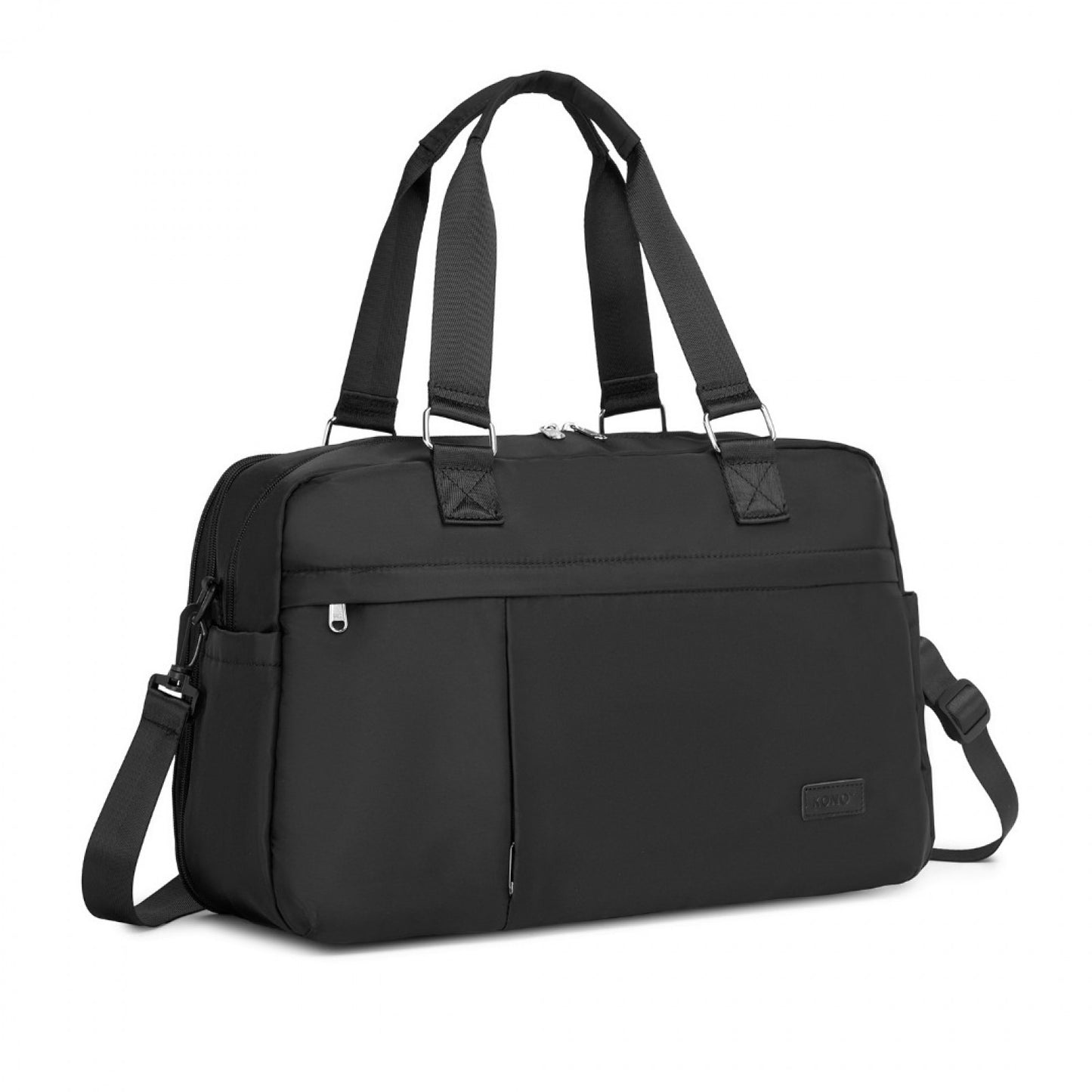 Kono Multi-functional Travel Bag Large Tote Bag & Duffle Bag with Expandable Compartment and Wet/Dry Pocket (TVK2430) - Black