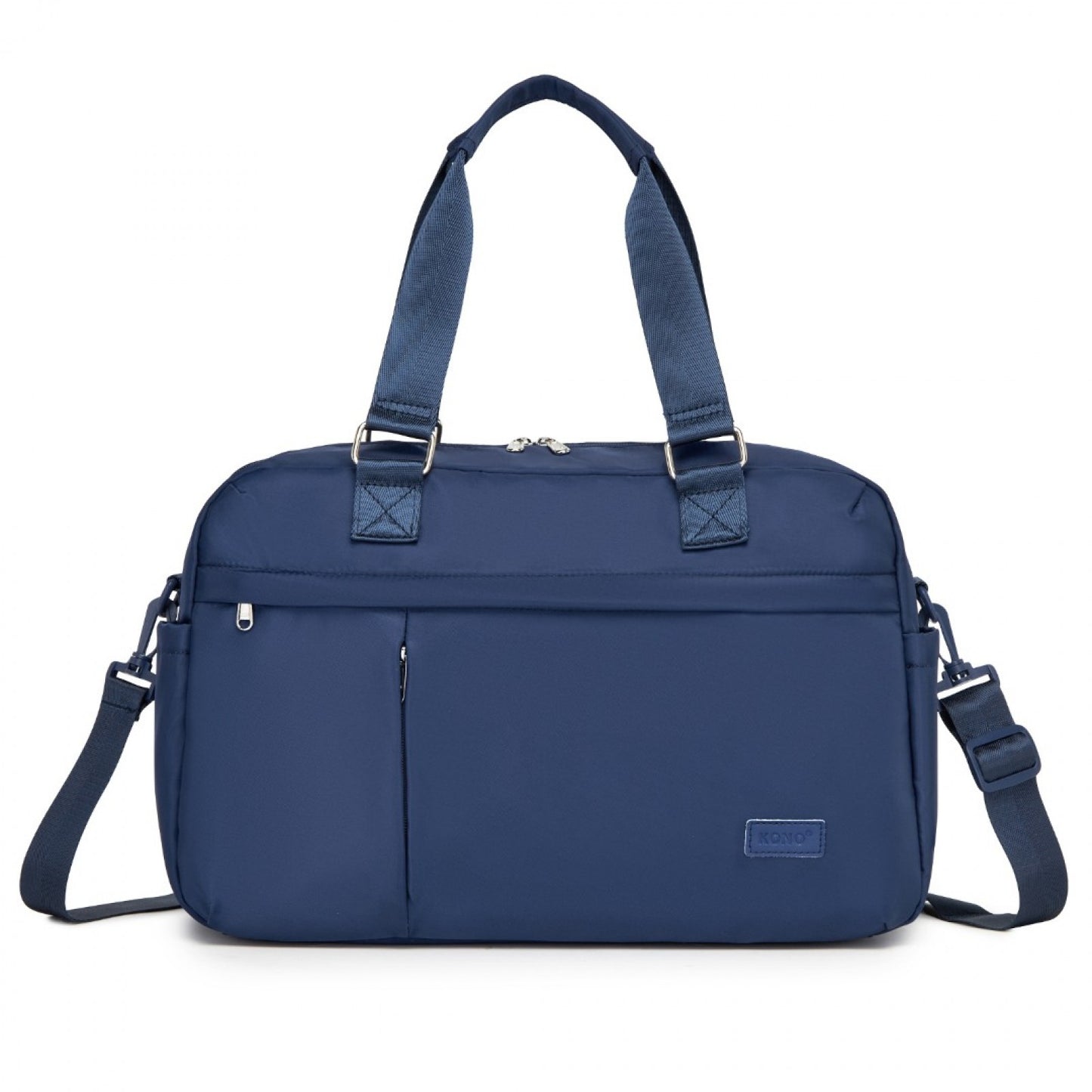 Kono Multi-functional Travel Bag Large Tote Bag & Duffle Bag with Expandable Compartment and Wet/Dry Pocket (TVK2430) - Navy