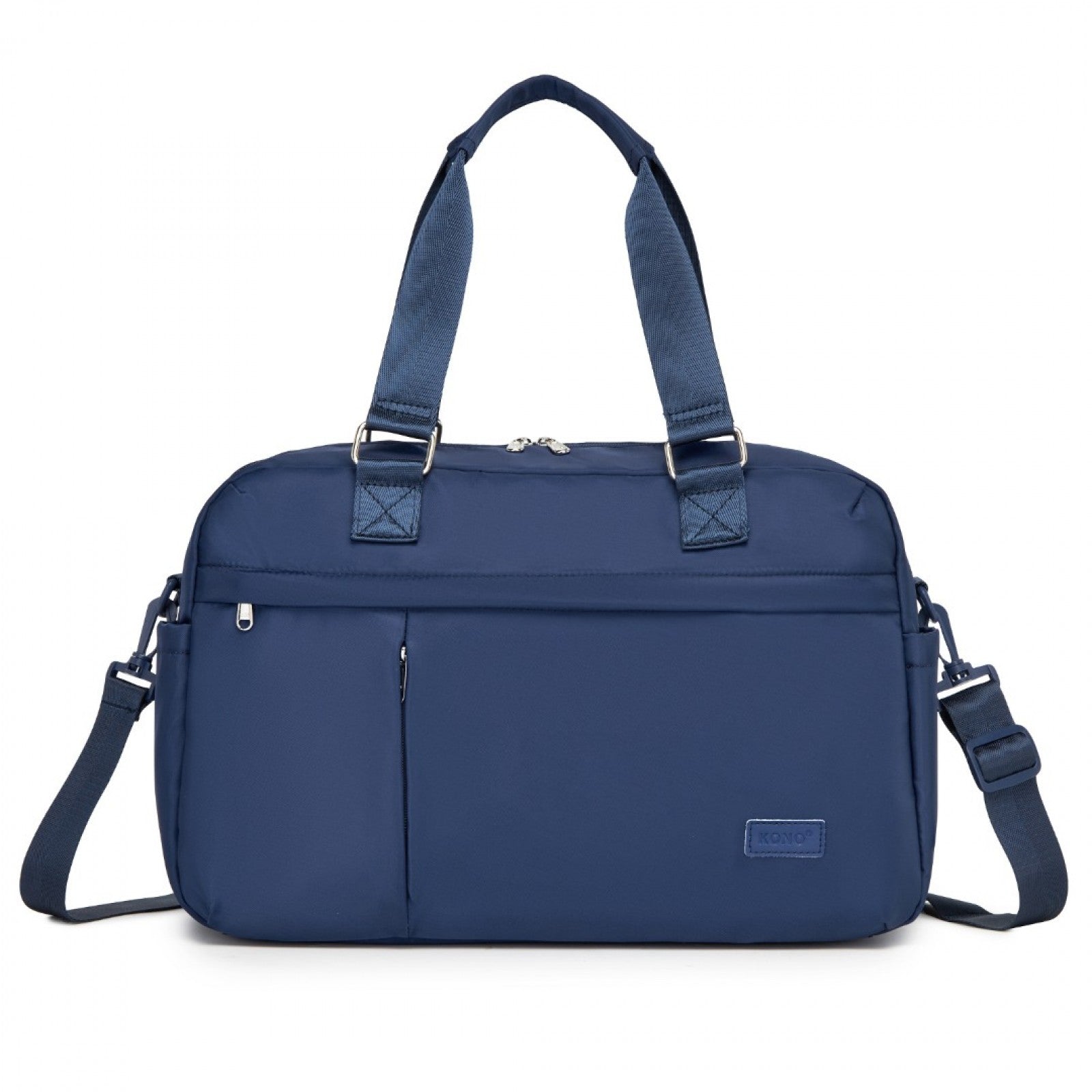 Kono Multi-functional Travel Bag Large Tote Bag & Duffle Bag with Expandable Compartment and Wet/Dry Pocket (TVK2430) - Navy