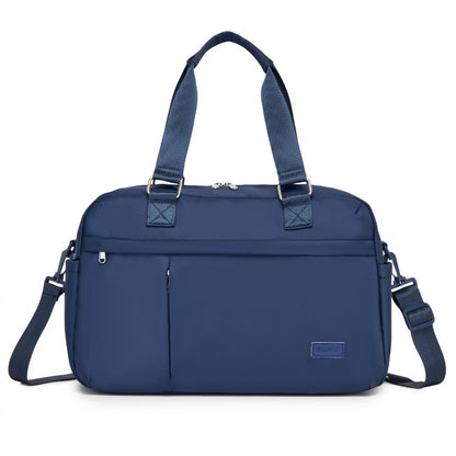 Kono Multi-functional Travel Bag Large Tote Bag & Duffle Bag with Expandable Compartment and Wet/Dry Pocket (TVK2430) - Navy