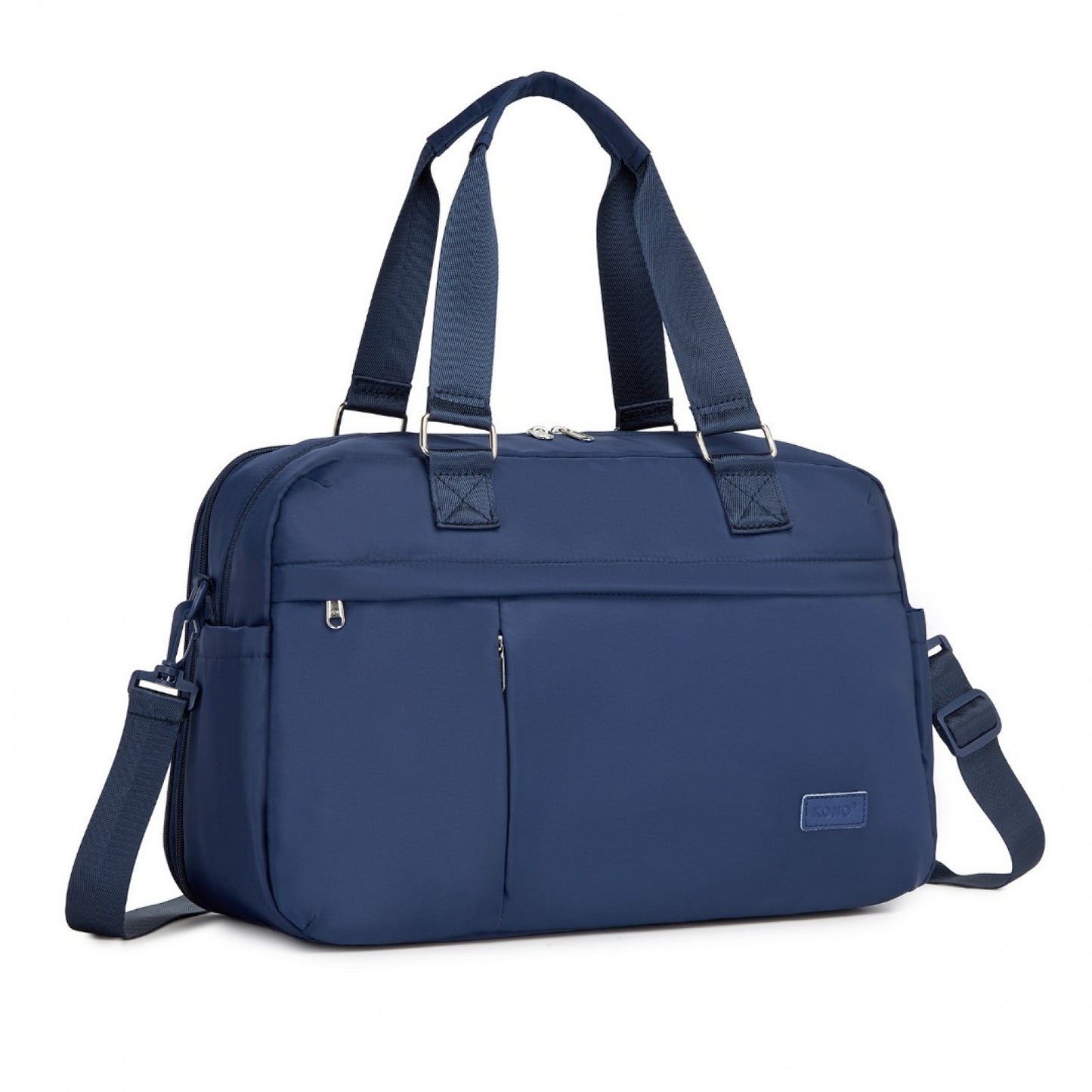 Kono Multi-functional Travel Bag Large Tote Bag & Duffle Bag with Expandable Compartment and Wet/Dry Pocket (TVK2430) - Navy