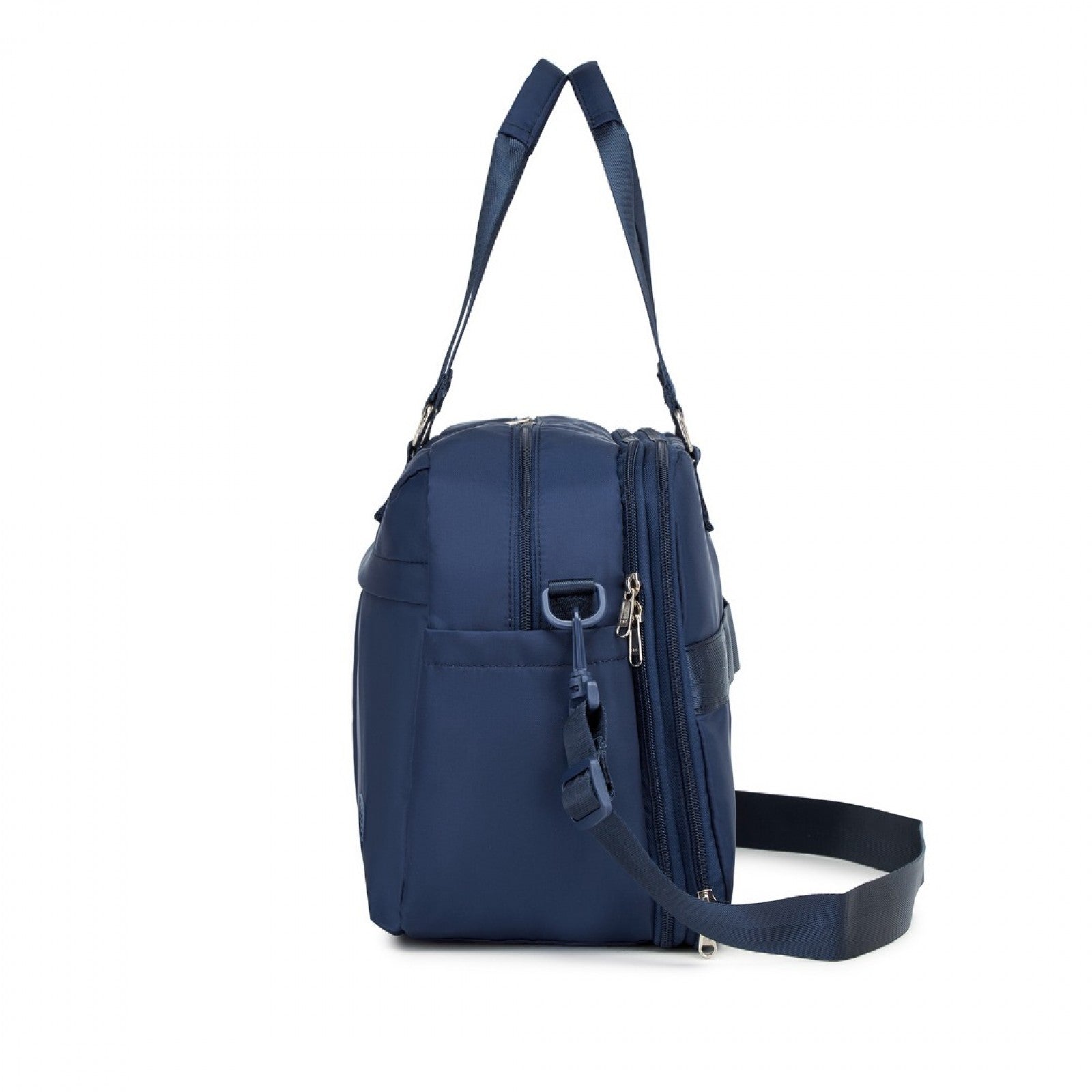 Kono Multi-functional Travel Bag Large Tote Bag & Duffle Bag with Expandable Compartment and Wet/Dry Pocket (TVK2430) - Navy