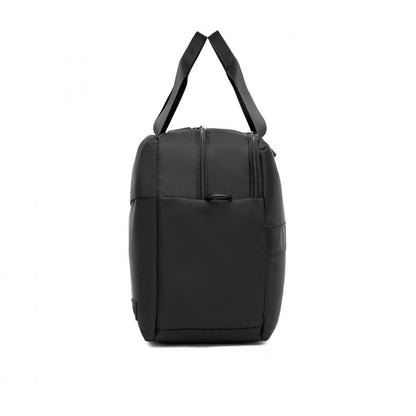 Kono Water-Resistant Travel Bag with Laptop Sleeve Multi-Functional Tote for Business and Weekend Large Capacity for Men and Women (TVK2444) - Black